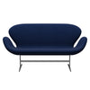 Fritz Hansen Swan™ Sofa 2 Seater, Silver Grey/Fame Dark Blue (66071)