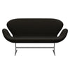 Fritz Hansen Swan™ Sofa 2 Seater, Silver Grey/Fame Dark