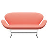 Fritz Hansen Swan™ Sofa 2 Seater, Silver Grey/Fame Pink Light