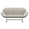 Fritz Hansen Swan™ Sofa 2 Seater, Silver Grey/Hallingdal Light Grey (103)