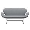 Fritz Hansen Swan™ Sofa 2 Seater, Silver Grey/Steelcut Light Grey