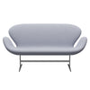 Fritz Hansen Swan™ Sofa 2 Seater, Silver Grey/Steelcut Mouse Grey