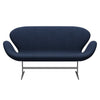 Fritz Hansen Swan™ Sofa 2 Seater, Silver Grey/Steelcut Royal Blue