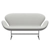 Fritz Hansen Swan™ Sofa 2 Seater, Silver Grey/Steelcut Trio Delicate Mint Green