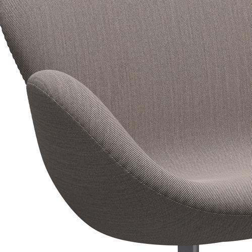 [product_category]-Fritz Hansen Swan Sofa 2 Seater, Silver Grey/Steelcut Trio Pink/White/Black-Fritz Hansen-3321-STR616-SGBASE-FRI-7