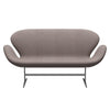 Fritz Hansen Swan™ Sofa 2 Seater, Silver Grey/Tonus Dusty Sand