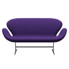 Fritz Hansen Swan™ Sofa 2 Seater, Silver Grey/Tonus Violet