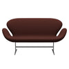 Fritz Hansen Swan™ Sofa 2 Seater, Silver Grey/Tonus Warm Brown (374)