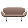 Fritz Hansen Swan™ Sofa 2 Seater, Warm Graphite/Capture Brown