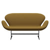 Fritz Hansen Swan™ Sofa 2 Seater, Warm Graphite/Capture Mustard Dark