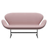 Fritz Hansen Swan™ Sofa 2 Seater, Warm Graphite/Capture Pink