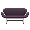 Fritz Hansen Swan™ Sofa 2 Seater, Warm Graphite/Capture Violet Dark