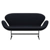 Fritz Hansen Swan™ Sofa 2 Seater, Warm Graphite/Diablo Dark Blue