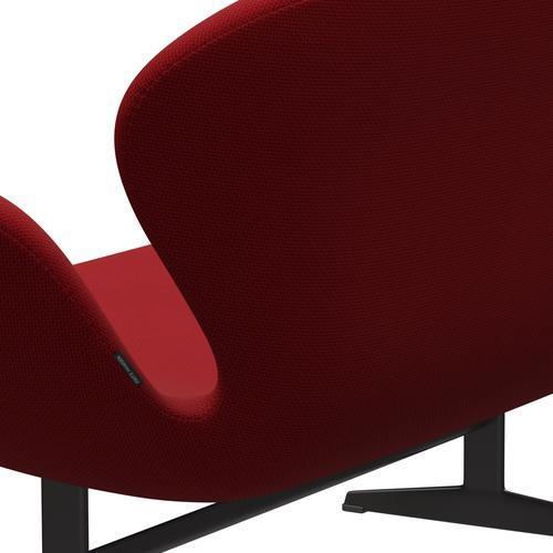 [product_category]-Fritz Hansen Swan Sofa 2 Seater, Warm Graphite/Diablo Warm Red-Fritz Hansen-3321-DIA300-WGBASE-FRI-5