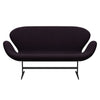 Fritz Hansen Swan™ Sofa 2 Seater, Warm Graphite/Divina Aubergine (376)