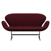 Fritz Hansen Swan™ Sofa 2 Seater, Warm Graphite/Divina Aubergine (671)