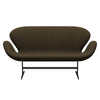 Fritz Hansen Svanesofa 2-Personers, Warm Graphite/Divina Brun (984)