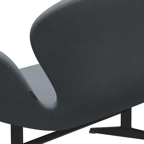 [product_category]-Fritz Hansen Swan Sofa 2 Seater, Warm Graphite/Divina Light Grey-Fritz Hansen-3321-DIV171-WGBASE-FRI-5