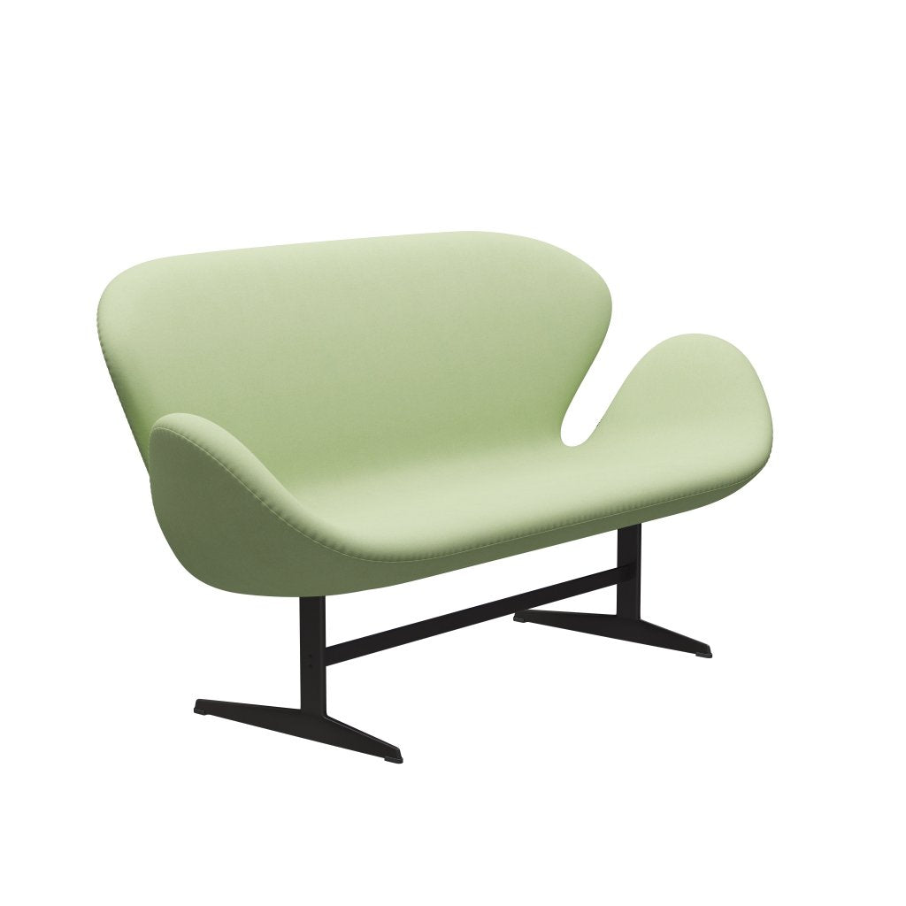 Fritz Hansen Svanesofa 2-Personers, Warm Graphite/Divina Klar Lime