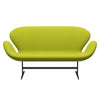 Fritz Hansen Swan™ Sofa 2 Seater, Warm Graphite/Divina Lime