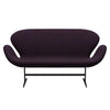 Fritz Hansen Swan™ Sofa 2 Seater, Warm Graphite/Divina Md Aubergine