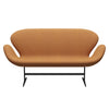 Fritz Hansen Swan™ Sofa 2 Seater, Warm Graphite/Divina Md Carrot