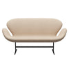 Fritz Hansen Swan™ Sofa 2 Seater, Warm Graphite/Divina Md Crème