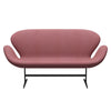 Fritz Hansen Svanesofa 2-Personers, Warm Graphite/Divina Melange Pink