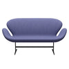 Fritz Hansen Swan™ Sofa 2 Seater, Warm Graphite/Divina Melange Violet Light