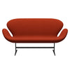 Fritz Hansen Swan™ Sofa 2 Seater, Warm Graphite/Divina Terracotta