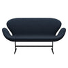 Fritz Hansen Swan™ Sofa 2 Seater, Warm Graphite/Fame Blue Ant™Hracite