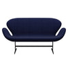 Fritz Hansen Swan™ Sofa 2 Seater, Warm Graphite/Fame Dark Blue (66005)