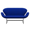 Fritz Hansen Swan™ Sofa 2 Seater, Warm Graphite/Hallingdal Blue