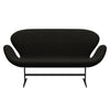 Fritz Hansen Swan™ Sofa 2 Seater, Warm Graphite/Hallingdal Brown/Dark Grey