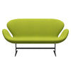 Fritz Hansen Swan™ Sofa 2 Seater, Warm Graphite/Hallingdal Lime