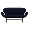 Fritz Hansen Swan™ Sofa 2 Seater, Warm Graphite/Hallingdal Royal Blue