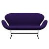 Fritz Hansen Swan™ Sofa 2 Seater, Warm Graphite/Hallingdal Violet