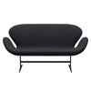 Fritz Hansen Swan™ Sofa 2 Seater, Warm Graphite/Hallingdal Violet/Green