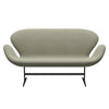 Fritz Hansen Swan™ Sofa 2 Seater, Warm Graphite/Re Wool Egg™/Natural