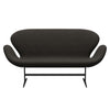 Fritz Hansen Swan™ Sofa 2 Seater, Warm Graphite/Steelcut Brown