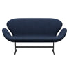 Fritz Hansen Swan™ Sofa 2 Seater, Warm Graphite/Steelcut Royal Blue