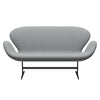 Fritz Hansen Swan™ Sofa 2 Seater, Warm Graphite/Steelcut Trio Beige