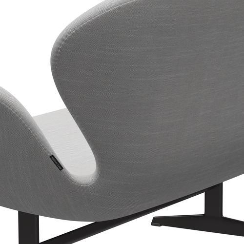 [product_category]-Fritz Hansen Swan Sofa 2 Seater, Warm Graphite/Sunniva Natural/Light Grey-Fritz Hansen-3321-SV713-WGBASE-FRI-5