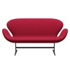 Fritz Hansen Swan™ Sofa 2 Seater, Warm Graphite/Tonus Cherry