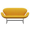 Fritz Hansen Swan™ Sofa 2 Seater, Warm Graphite/Tonus Mustard