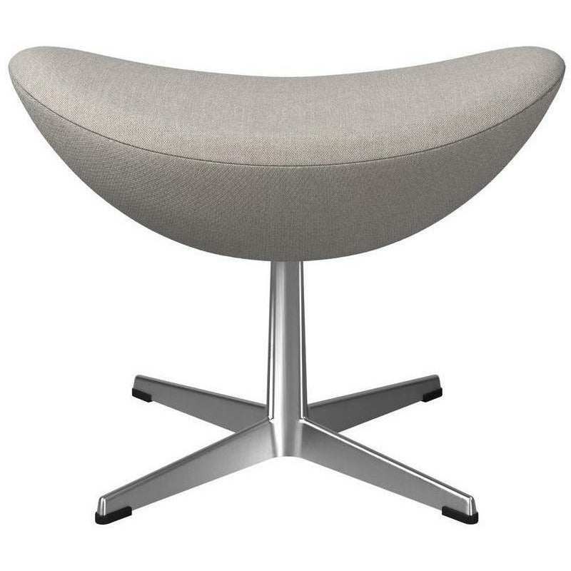 [product_category]-Fritz Hansen The Egg Footstool Fabric, Re Wood Grey/White-Fritz Hansen-3127-Alu-Re-Wool-128-FRI-1