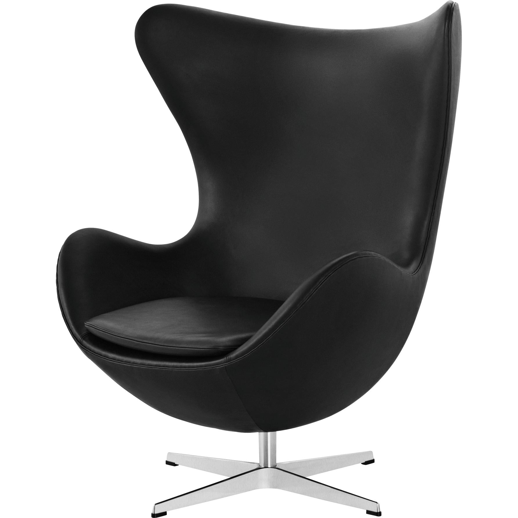 [product_category]-Fritz Hansen The Egg Lounge Chair Leather, Elegance Black-Fritz Hansen-3316-elegance black-FRI-1