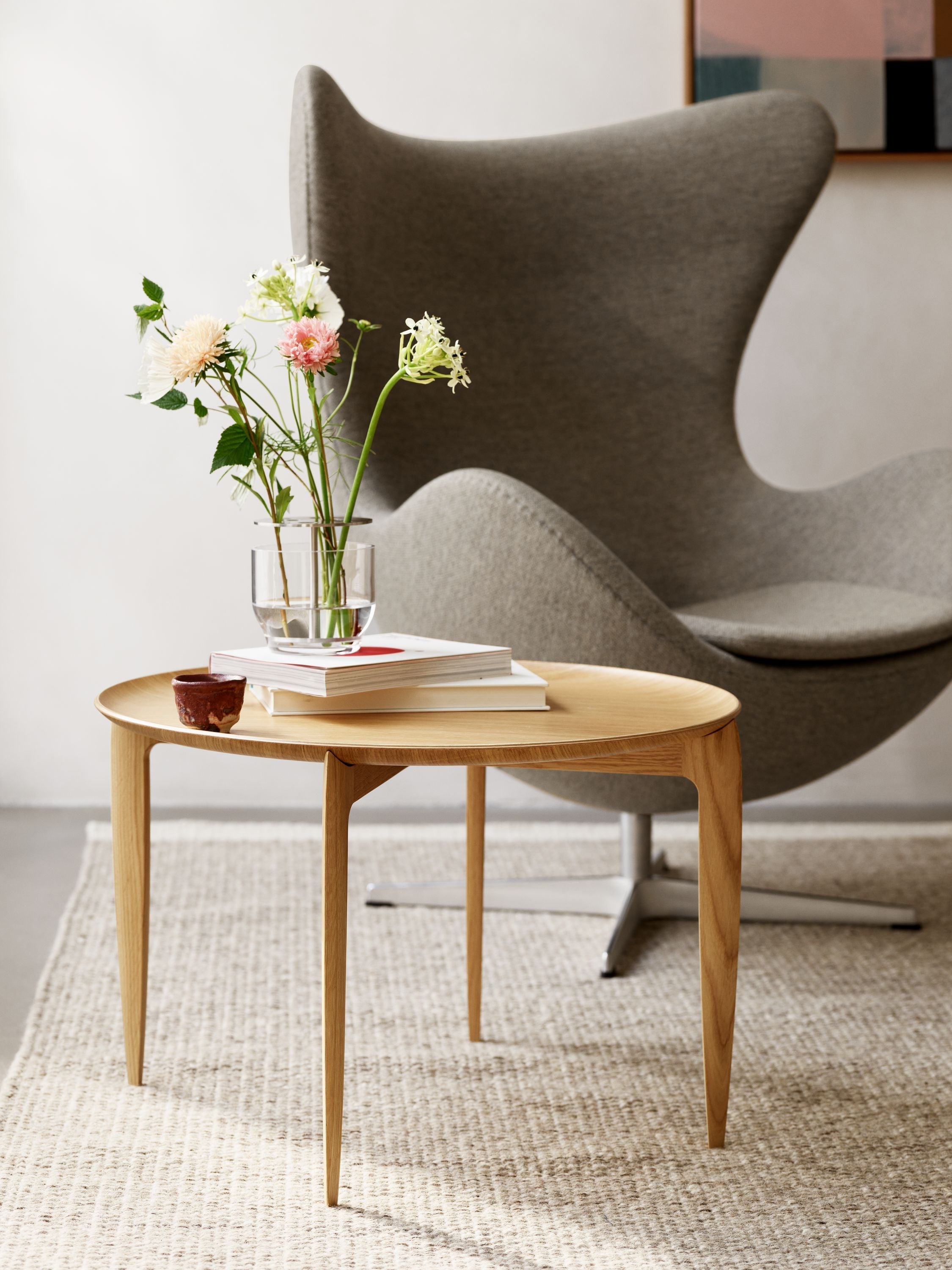 [product_category]-Fritz Hansen Tray Table Oak, ø60 Cm-Fritz Hansen-5702370000004-840124-FRI-4