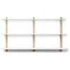 Gejst Nivo Shelf D, Light Oak/White