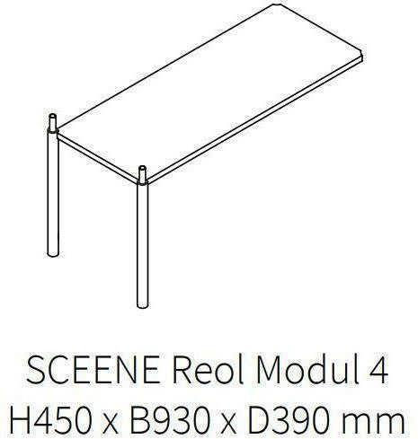 [product_category]-Gejst Sceene Reol Module 4, Light Oak-Gejst-5712731202046-20204-GEJ-1